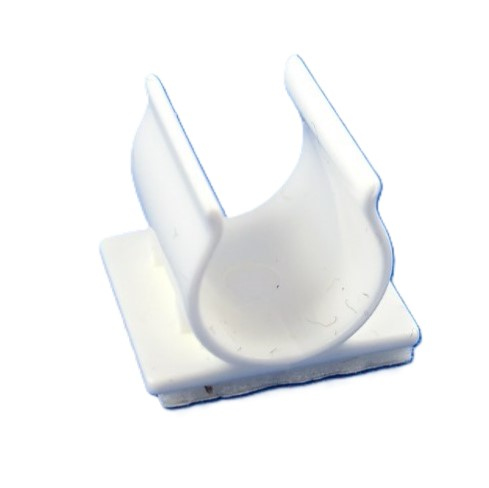 Plastic self-adhesive pen or pencil holder